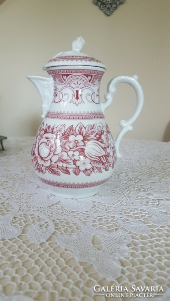 Beautiful pink flower patterned jug and pitcher