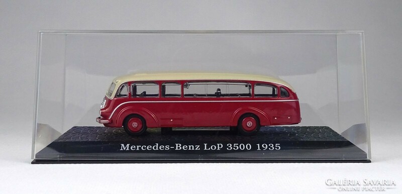 1J205 Mercedes-Benz LoP 3500 1935-ös autóbusz modell díszdobozában