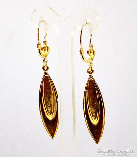 Dangling gold earrings (zal-au95379)