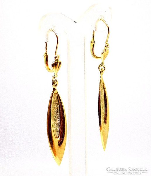 Dangling gold earrings (zal-au95379)