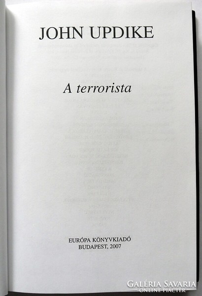 John Updike: A terrorista