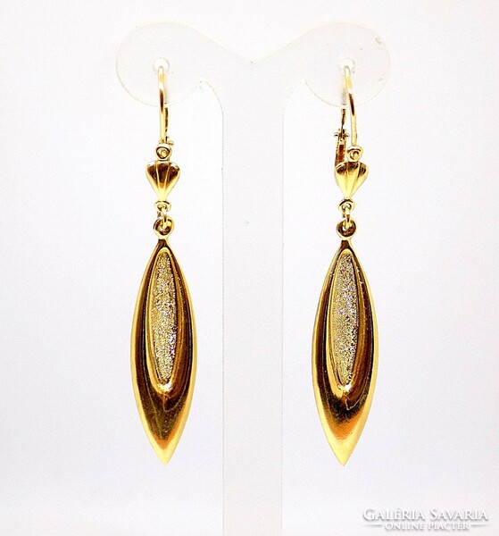 Dangling gold earrings (zal-au95379)