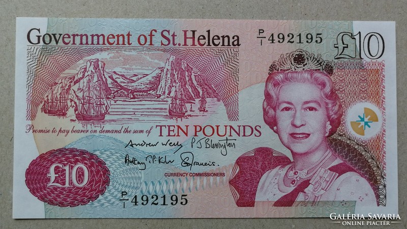Szent Ilona-sziget St. Helena 10 pounds 2004 Unc