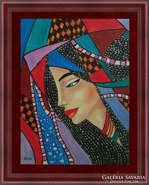 ---- The Queen --- painting, abstract