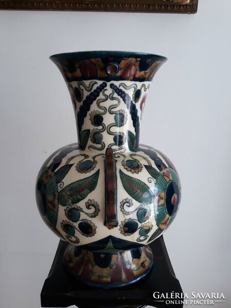 Zsolnay vase - huge from 1878