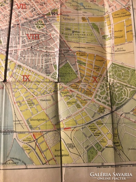 Stoits: Map of Budapest (1916-1920)
