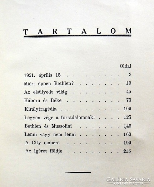Miklós Surányi: bethlen [1927]