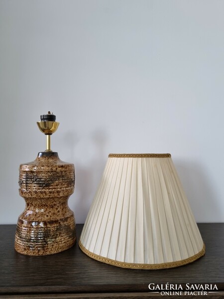 Zsolnay pyrogranite table lamp-30cm