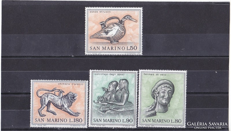 San Marino emlékbélyegek teljes-sor 1971