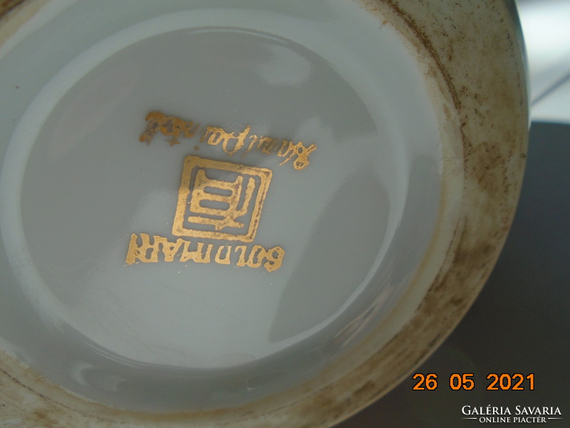 Kézzel festett Japán váza GOLD IMARI jelzéssel