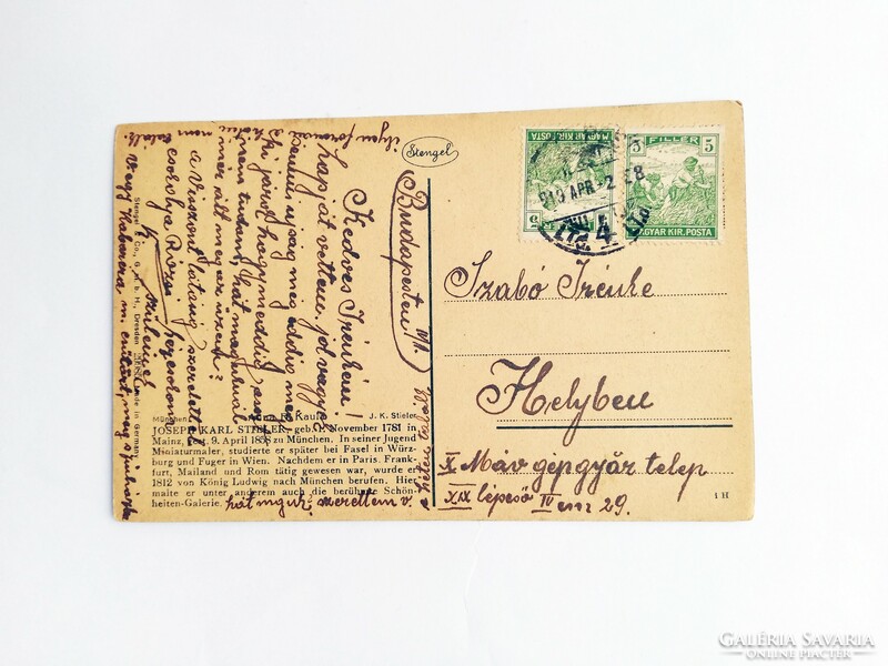 Stengel, litho, art postcard, 184.