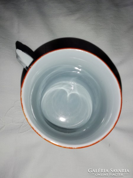 Zsolnay poppy mug, cup