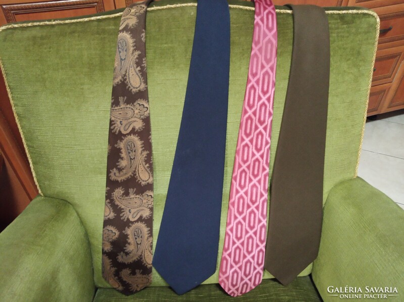 42 pcs, in one: ties from 1955-'80s