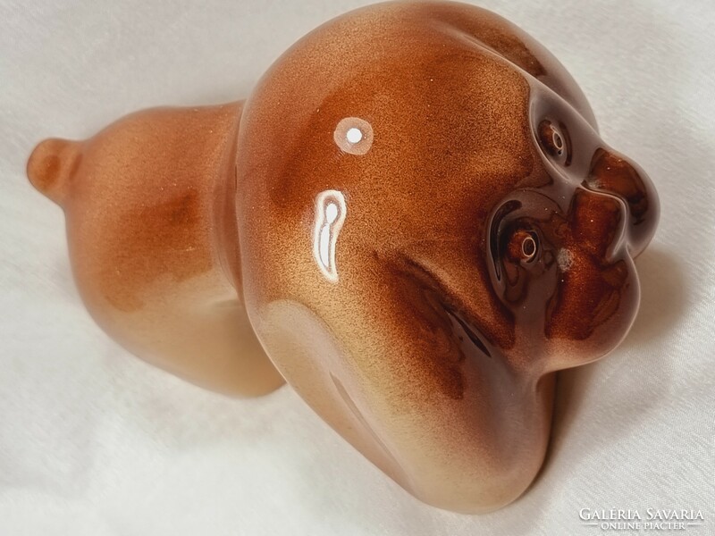 Tekt ussr Soviet ceramic dog figurine, 1960s-70s.