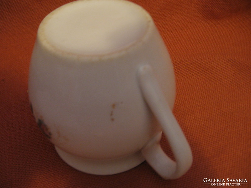 Antique Bieder rosy jar with belly mug