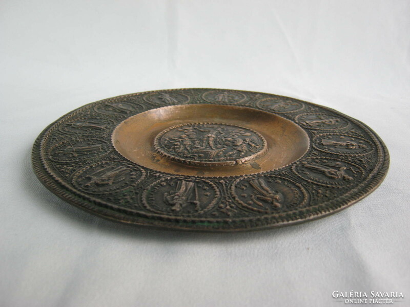 Bronze wall bowl religious themed wall decoration