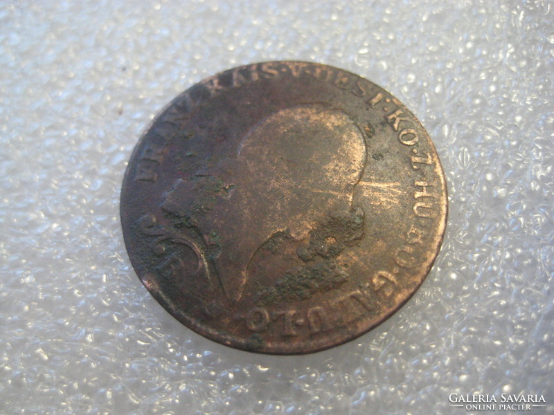 1 Krajcár b. 1812 II. Francis of Austria, nail mine 25 mm