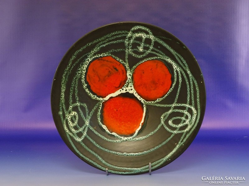 0H689 retro handicraft ceramic wall bowl large