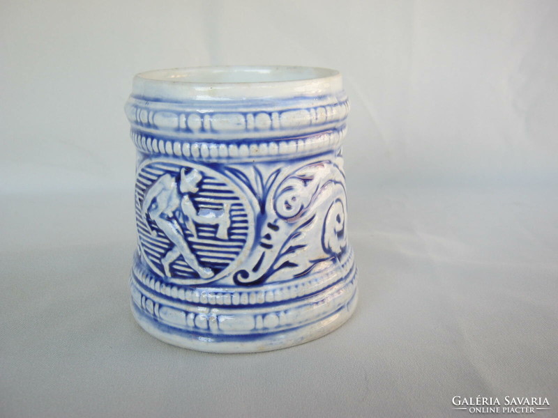 Granite kkkp old marked ceramic jar mug