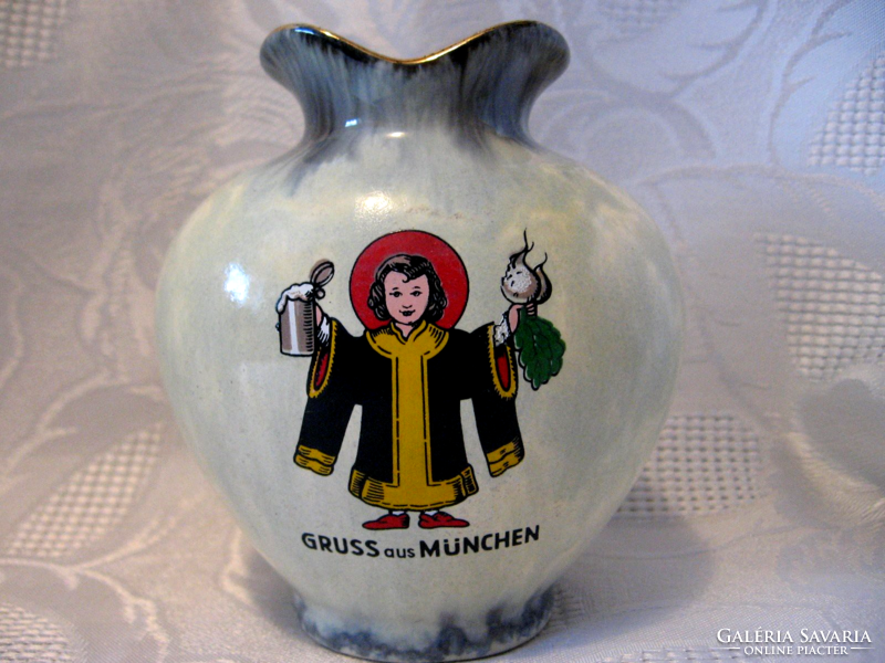 Retro jasba small vase monument in Munich