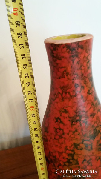 Retro old ceramic large vase 37 cm mid century