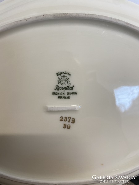 Rosenthal kronach “miramar” porcelain serving bowl a17