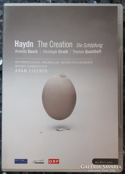 HAYDN : THE CREATION -  DIE SCHÖPFUNG   / A  TEREMTÉS /   ADAM FISCHER -  DVD
