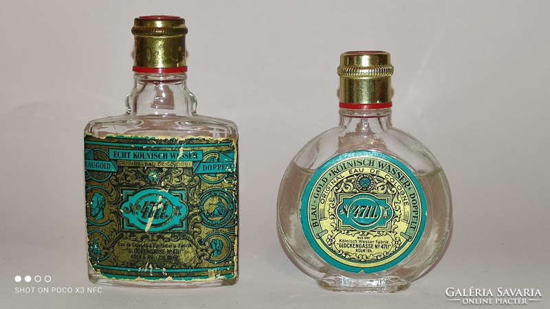 Vintage original 4711 cologne with two different bottles