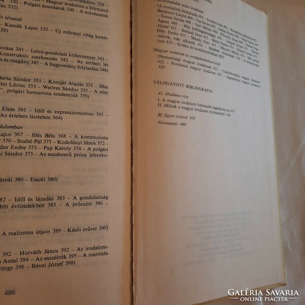 A magyar irodalom története   Kossuth Könyvkiadó 1982 (Nemeskürty István, Orosz László )