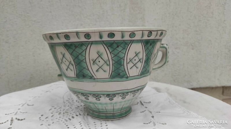 Special offer art deco, cucumber pot vase, retro style special piece.Large size!