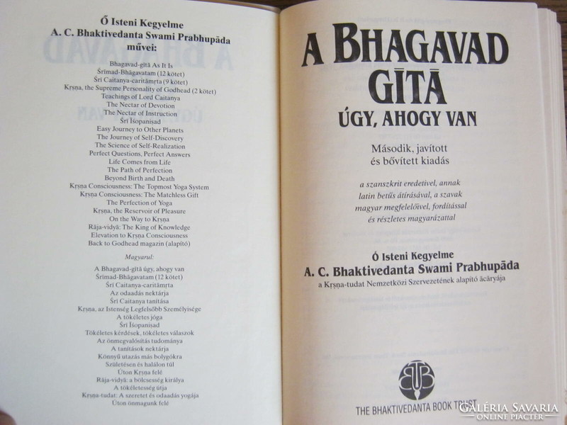 A Bhagavad-Gítá - Úgy, ahogy van