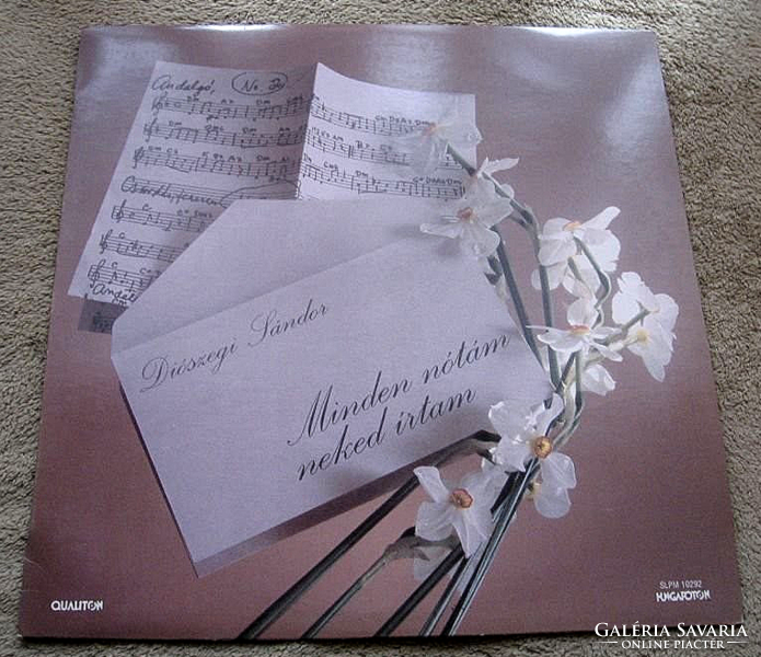 Sample songs by Sándor Diószegi / all my songs I wrote for you 1992 vinyl record