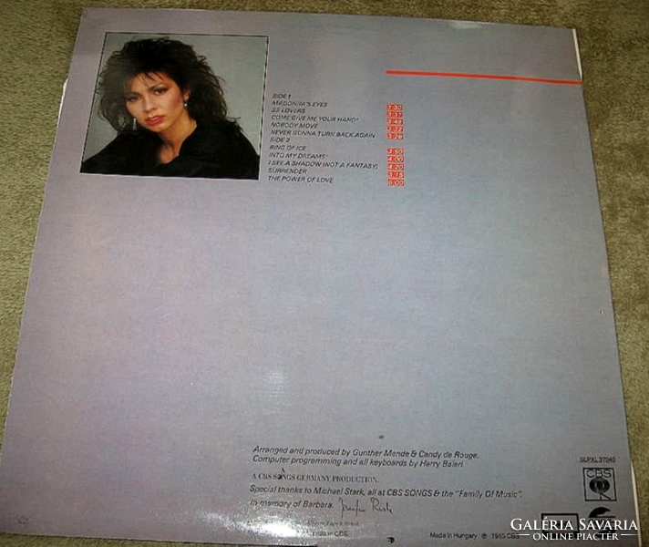 MINTAPÉLDÁNY JENNIFER RUSH : INTERNATIONAL VERSION  magyar 1985 bakelit lemez