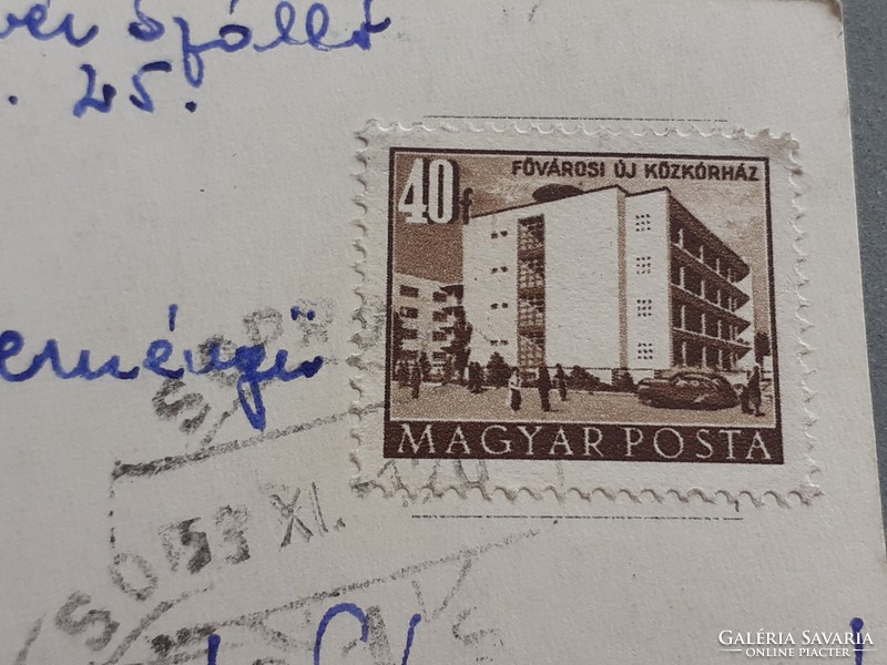 Régi képeslap 1958 Sopron üdülő Lővér fotó levelezőlap