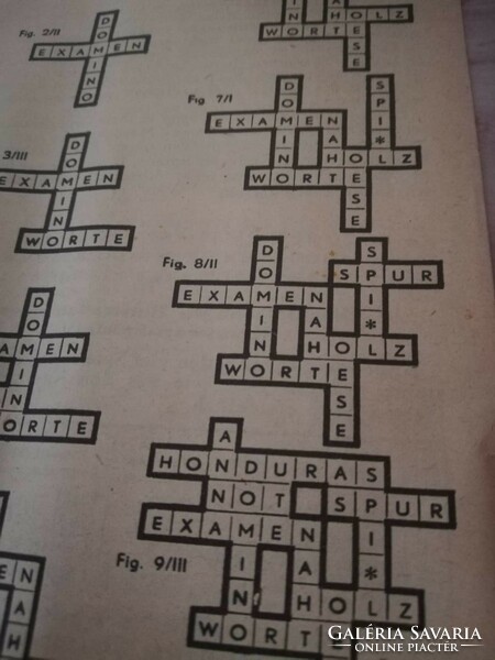 Typ-dom word puzzle from the 1940s with its original box