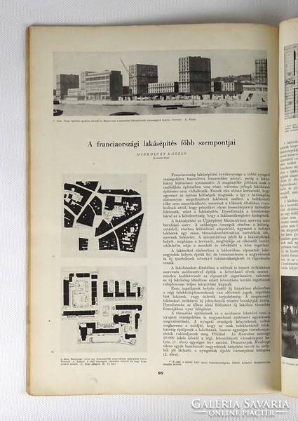 1J064 Magyar építőművészet 1956. V. évfolyam 2. szám - 1956