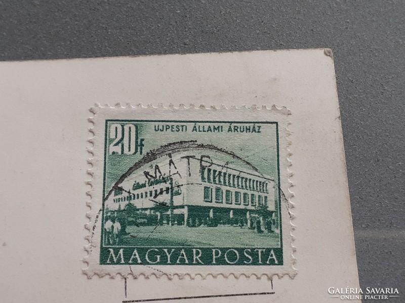 Régi képeslap 1957 Galyatető Nagyszálló fotó levelezőlap