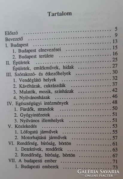 ZOLNAY VILMOS - GEDÉNYI MIHÁLY : A RÉGI BUDAPEST A FATTYÚNYELVBEN  -   RITKA !