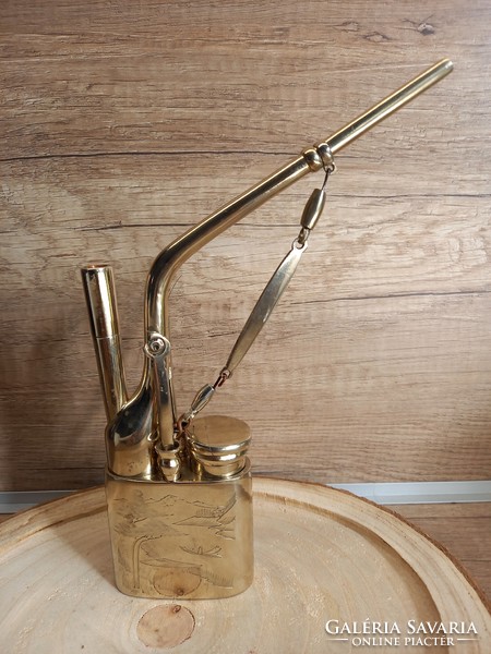 Kínai vízipipa.Rézötvözett c1920