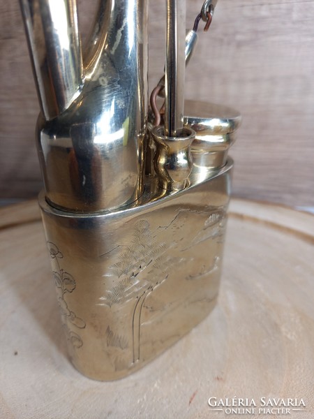 Kínai vízipipa.Rézötvözett c1920