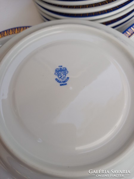 Alföldi porcelán_utasellátós teás-leveses csészealj 2 db egyben
