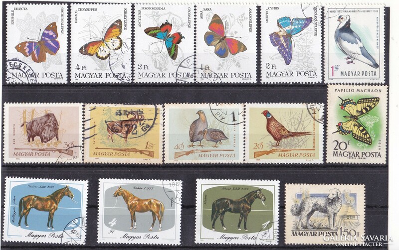 Stamp pack animals / Hungary /