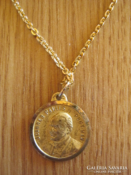 Vatican Memorial Necklace Pendant ii. Pope John Paul II