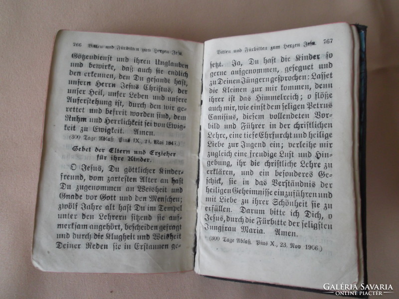 Antik német gótbetűs imakönyv eladó! 1920