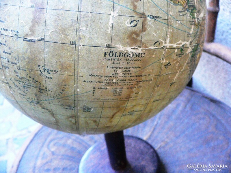 Antique small tabletop globe
