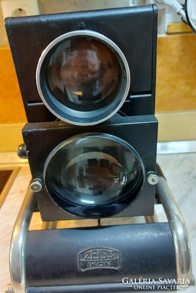 Zeiss icon large format 14x12 cm slide positive lantern magic