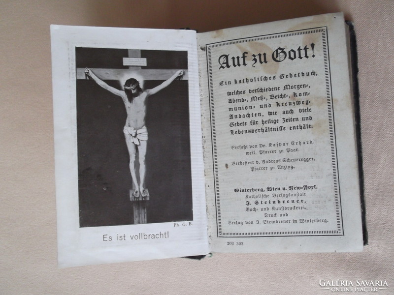 Prayer book in German gothic for sale!