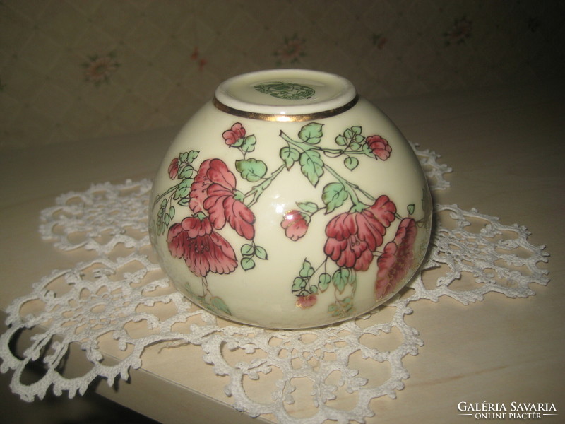 Zsolnay kaspó, beautiful, hand-painted, 8 cm