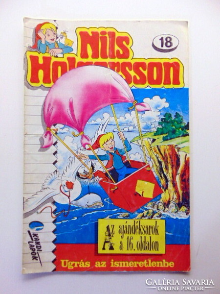 1989 / Nils holgerson / birthday! Original, old comic :-) no .: 18101