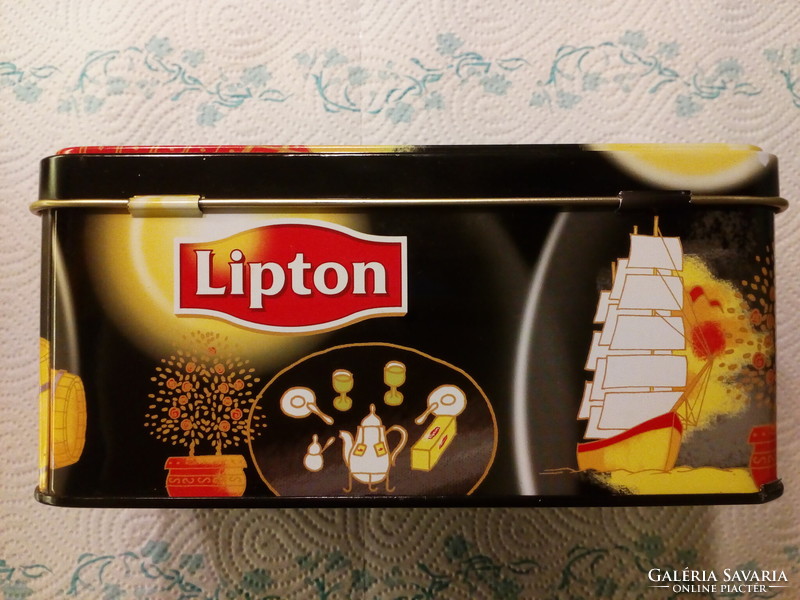 Lipton English tea box, tea box metal box